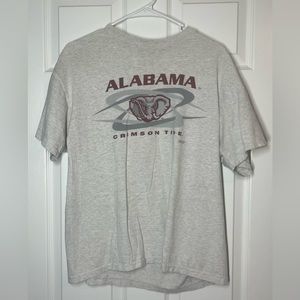 Alabama Crimson Tide/Light Grey/Large/Lightly Worn